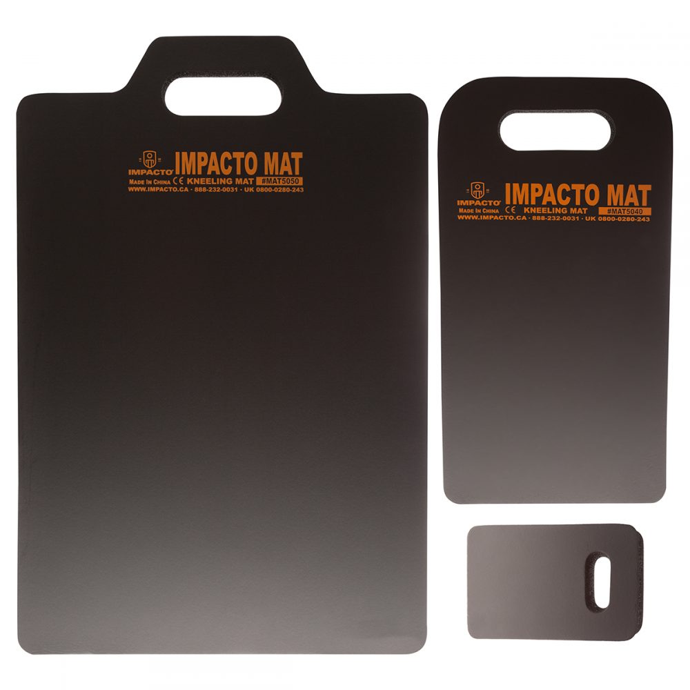 Impacto® mat5000 tapis personnel pour un genou, 6 po l x 4 po l x 1 po épaisseur, mousse